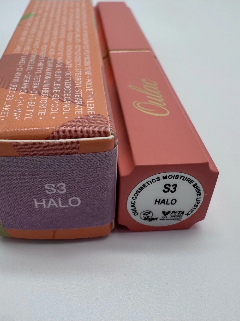 Oulac Moisture Shine Lipstick S3 Halo | Full Size | New in Box